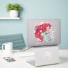 Decorated_Hair_Princess_Ariel_Watercolor_Sticker_3 Decorated Hair Princess Ariel Watercolor Sticker