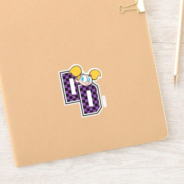 Dee Dee Athletic Letters Graphic Sticker