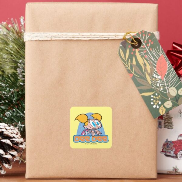 Dee_Dee_Character_Name_Graphic_Square_Sticker_6 Dee Dee Character Name Graphic Square Sticker