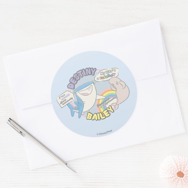 Destiny_&_Bailey_Comic_Graphic_Classic_Round_Sticker_3 Destiny Bailey Comic Graphic Classic Round Sticker
