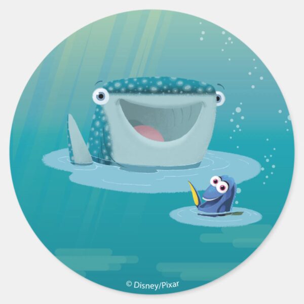 Destiny_&_Dory___Bubble_Buds_Classic_Round_Sticker_1 Destiny Dory Bubble Buds Classic Round Sticker