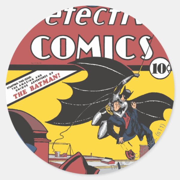 Detective_Comics_#27_Classic_Round_Sticker_1 Detective Comics 27 Classic Round Sticker