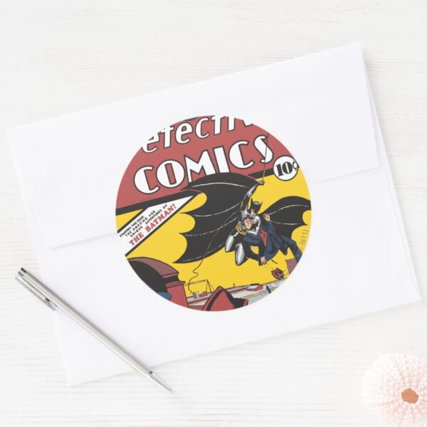 Detective_Comics_#27_Classic_Round_Sticker_3 Detective Comics 27 Classic Round Sticker