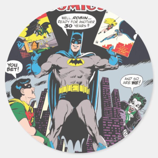 Detective_Comics_#387_Classic_Round_Sticker_1 Detective Comics 387 Classic Round Sticker