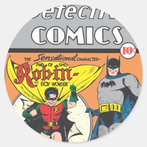 Detective Comics 38 Classic Round Sticker