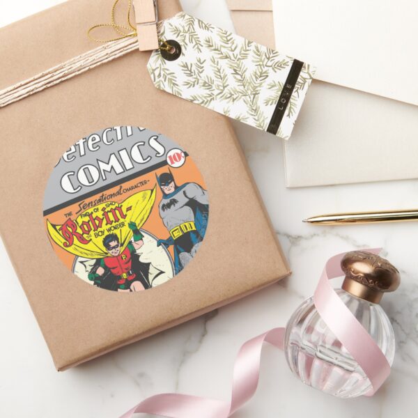 Detective_Comics_#38_Classic_Round_Sticker_5 Detective Comics 38 Classic Round Sticker