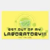 Dexter Get Out Of My Laboratory Rectangular Sticker