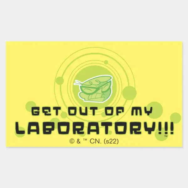 Dexter_-_Get_Out_Of_My_Laboratory!!!_Rectangular_Sticker_1 Dexter Get Out Of My Laboratory Rectangular Sticker