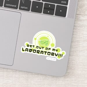 Dexter Get Out Of My Laboratory Sticker