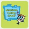 Dexter_-_Sometimes_I_Amaze_Myself_Square_Sticker_1 Dexter Sometimes I Amaze Myself Square Sticker