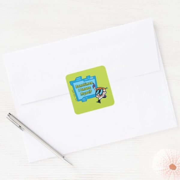 Dexter_-_Sometimes_I_Amaze_Myself_Square_Sticker_3 Dexter Sometimes I Amaze Myself Square Sticker