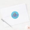 Dexter Boy Genius Classic Round Sticker