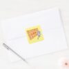 Dexter Genius At Work Square Sticker
