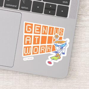 Dexter Genius At Work Sticker