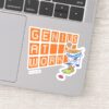 Dexter Genius At Work Sticker