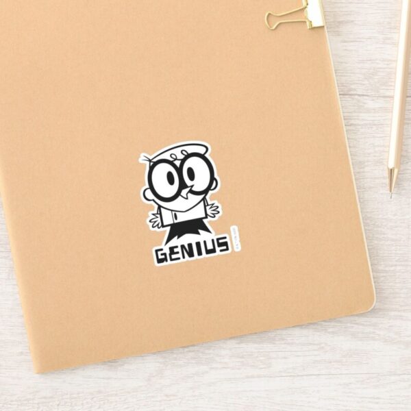 Dexter__Genius__Outline_Graphic_Sticker_15 Dexter Genius Outline Graphic Sticker