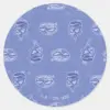 Dexter And Mandark Atomic Pattern Classic Round Sticker