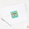 Dexter's_Laboratory_Experiments_Pattern_Square_Sticker_3 Dexters Laboratory Experiments Pattern Square Sticker
