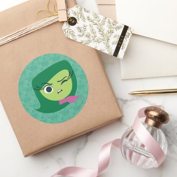 Disgust_Classic_Round_Sticker_5 Disgust Classic Round Sticker