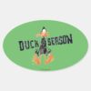 Disintegrated_DAFFY_DUCK™__Duck_Season__Oval_Sticker_1 Disintegrated DAFFY DUCK™ Duck Season Oval Sticker