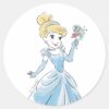 Disney_Cinderella_Watercolor_Classic_Round_Sticker_1 Disney Cinderella Watercolor Classic Round Sticker