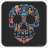 Disney Pixar Coco Colorful Sugar Skull Square Sticker