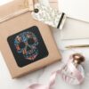 Disney Pixar Coco Colorful Sugar Skull Square Sticker