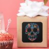 Disney Pixar Coco Colorful Sugar Skull Square Sticker