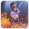 Disney Pixar Coco Miguel True Musician Square Sticker