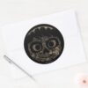 Disney Pixar Coco Miguel Ornate Skull Graphic Classic Round Sticker
