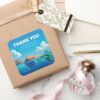 Disney Pixars Luca Birthday Thank You Square Sticker