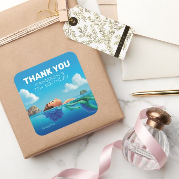 Disney_Pixar's_Luca_Birthday_Thank_You_Square_Sticker_5 Disney Pixars Luca Birthday Thank You Square Sticker