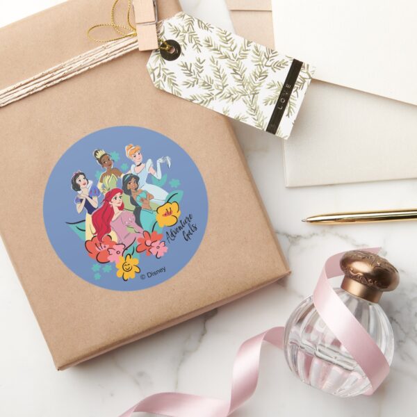 Disney_Princess_Adventure_Gals_Classic_Round_Sticker_5 Disney Princess Adventure Gals Classic Round Sticker