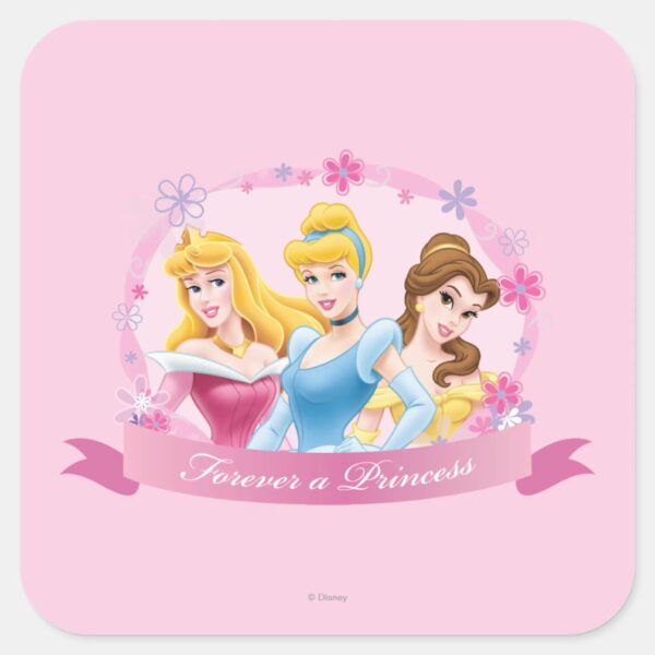Disney_Princess___Aurora,_Cinderella_and_Belle_Square_Sticker_1 Disney Princess Aurora Cinderella And Belle Square Sticker