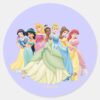 Disney_Princess___Aurora,_Tiana,_Cinderella_Center_Classic_Round_Sticker_1 Disney Princess Aurora Tiana Cinderella Center Classic Round Sticker