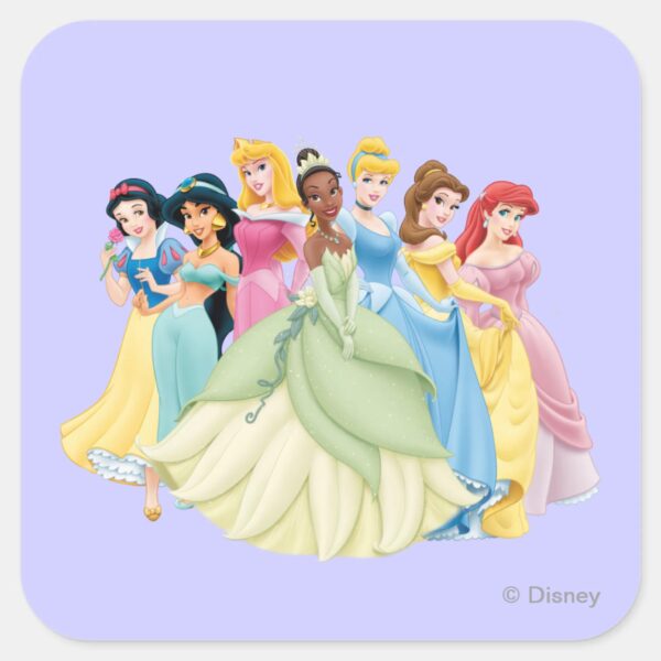 Disney_Princess___Aurora,_Tiana,_Cinderella_Center_Square_Sticker_1 Disney Princess Aurora Tiana Cinderella Center Square Sticker