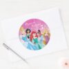 Disney_Princess___Birthday_Classic_Round_Sticker_4 Disney Princess Birthday Classic Round Sticker