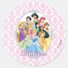 Disney_Princess___Cinderella_Featured_Center_Classic_Round_Sticker_1 Disney Princess Cinderella Featured Center Classic Round Sticker