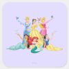Disney_Princess___Hands_Up_with_Birds_Square_Sticker_1 Disney Princess Hands Up With Birds Square Sticker