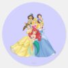 Disney_Princess___Holding_Hand_to_Face_Classic_Round_Sticker_1 Disney Princess Holding Hand To Face Classic Round Sticker