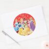 Disney_Princess___Holiday_Dresses_Classic_Round_Sticker_3 Disney Princess Holiday Dresses Classic Round Sticker