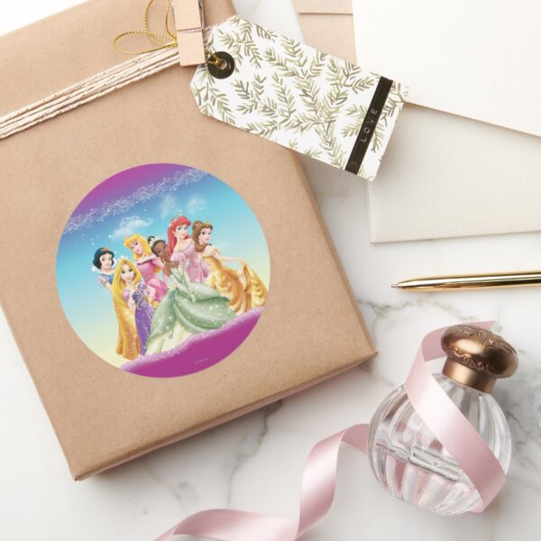 Disney_Princess___Tiana_Featured_Center_Classic_Round_Sticker_5 Disney Princess Tiana Featured Center Classic Round Sticker