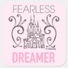 Disney_Princesses___Fearless_Dreamer_Square_Sticker_1 Disney Princesses Fearless Dreamer Square Sticker