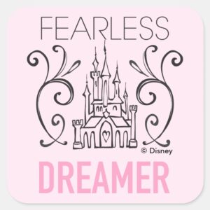 Disney_Princesses___Fearless_Dreamer_Square_Sticker_1 Disney Princesses Fearless Dreamer Square Sticker