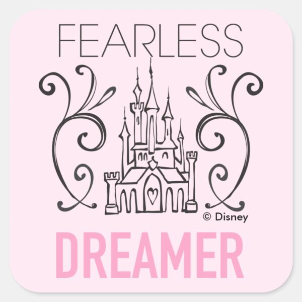 Disney_Princesses___Fearless_Dreamer_Square_Sticker_1 Disney Princesses Fearless Dreamer Square Sticker