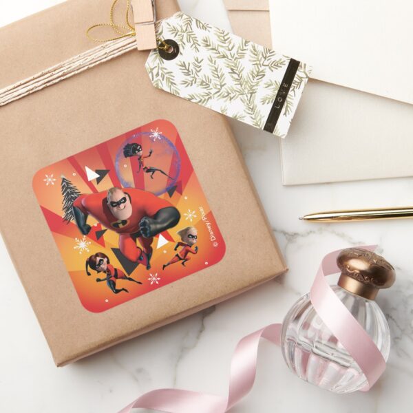 Disney___The_Incredibles___Holiday_Heroes_Square_Sticker_5 Disney The Incredibles Holiday Heroes Square Sticker