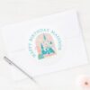 Disney's_Frozen_Arendelle_Castle_Girls_Birthday_Classic_Round_Sticker_4 Disneys Frozen Arendelle Castle Girls Birthday Classic Round Sticker