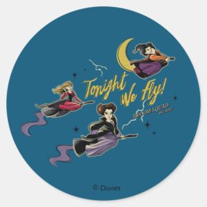 Disneys Hocus Pocus Halloween Party Classic Round Sticker