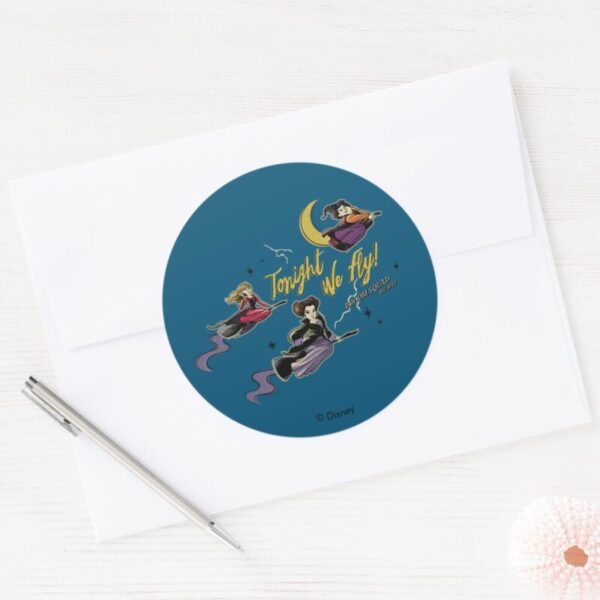 Disney's_Hocus_Pocus_Halloween_Party_Classic_Round_Sticker_3 Disneys Hocus Pocus Halloween Party Classic Round Sticker