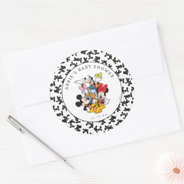 Disney's_Mickey_and_Friends_Baby_Shower_Classic_Round_Sticker_4 Disneys Mickey And Friends Baby Shower Classic Round Sticker